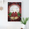 Merry Christmas Card - Special Shaped Diamond - 30x40cm