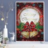 Merry Christmas Card - Special Shaped Diamond - 30x40cm