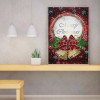 Merry Christmas Card - Special Shaped Diamond - 30x40cm