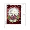 Merry Christmas Card - Special Shaped Diamond - 30x40cm
