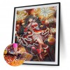 Christmas Girl - Special Shaped Diamond - 30x40cm