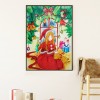 Christmas Girl - Special Shaped Diamond - 30x40cm