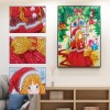 Christmas Girl - Special Shaped Diamond - 30x40cm