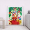 Christmas Girl - Special Shaped Diamond - 30x40cm