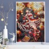 Christmas Girl - Special Shaped Diamond - 30x40cm