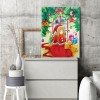 Christmas Girl - Special Shaped Diamond - 30x40cm