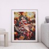 Christmas Girl - Special Shaped Diamond - 30x40cm