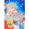 Santa Claus - Special Shaped Diamond - 30x40cm