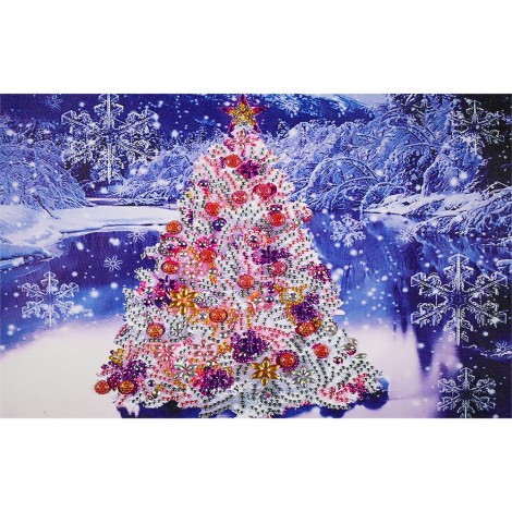 Christmas Tree - Special Shaped Diamond - 40x30cm