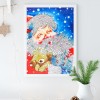 Santa Claus - Special Shaped Diamond - 30x40cm