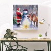 Santa Claus - Full Round Diamond - 40x40cm