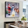 Santa Claus - Full Round Diamond - 40x40cm