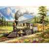 Forest Train - Full Round Diamond - 40x30cm