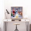 Santa Claus - Full Round Diamond - 40x40cm