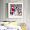 Santa Claus - Full Round Diamond - 40x40cm
