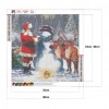 Santa Claus - Full Round Diamond - 40x40cm