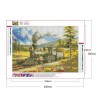 Forest Train - Full Round Diamond - 40x30cm