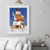 Snowman - Full Round Diamond - 30x40cm