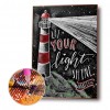 Lighthouse - Full Round Diamond - 30x40cm