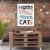 Cat Home - Full Round Diamond - 30x40cm