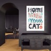 Cat Home - Full Round Diamond - 30x40cm