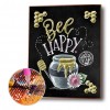 Bee Happy - Full Round Diamond - 30x40cm