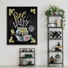 Bee Happy - Full Round Diamond - 30x40cm