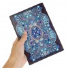 DIY Mandala Special Shaped Diamond 50 Pages A5 Notebook(Without Lines)