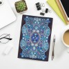 DIY Mandala Special Shaped Diamond 50 Pages A5 Notebook(Without Lines)