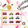 Cartoon Cars DIY Full Drill Round Diamond Puzzle Children Sticker
