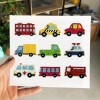 Cartoon Cars DIY Full Drill Round Diamond Puzzle Children Sticker
