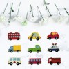 Cartoon Cars DIY Full Drill Round Diamond Puzzle Children Sticker