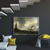 London Warship - Full Round Diamond - 45x35cm