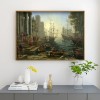 Sailboat Sea - Full Round Diamond - 45x35cm