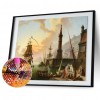 Sailboat Sea - Full Round Diamond - 45x35cm