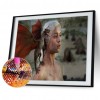 Woman with Dragon - Full Round Diamond - 45x30cm