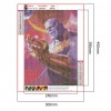 America Anime - Full Round Diamond - 30x45cm
