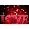 Love - Full Round Diamond - 45x30cm