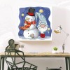 Snowman Goblin - Full Round Diamond - 30x30cm