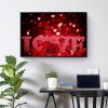 Love - Full Round Diamond - 45x30cm