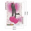 Love Sweetheart - Full Round Diamond - 30x40cm