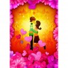 Love Couples in Arms - Full Round Diamond - 30x40cm