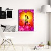 Love Couples in Arms - Full Round Diamond - 30x40cm