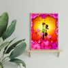 Love Couples in Arms - Full Round Diamond - 30x40cm