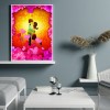 Love Couples in Arms - Full Round Diamond - 30x40cm