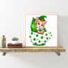 Kitten Animal - Full Round Diamond - 30x30cm