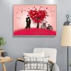 Love Valentine Day - Full Round Diamond - 30x40cm