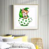 Kitten Animal - Full Round Diamond - 30x30cm