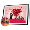 Love Valentine Day - Full Round Diamond - 30x40cm