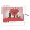Love Valentine Day - Full Round Diamond - 30x40cm